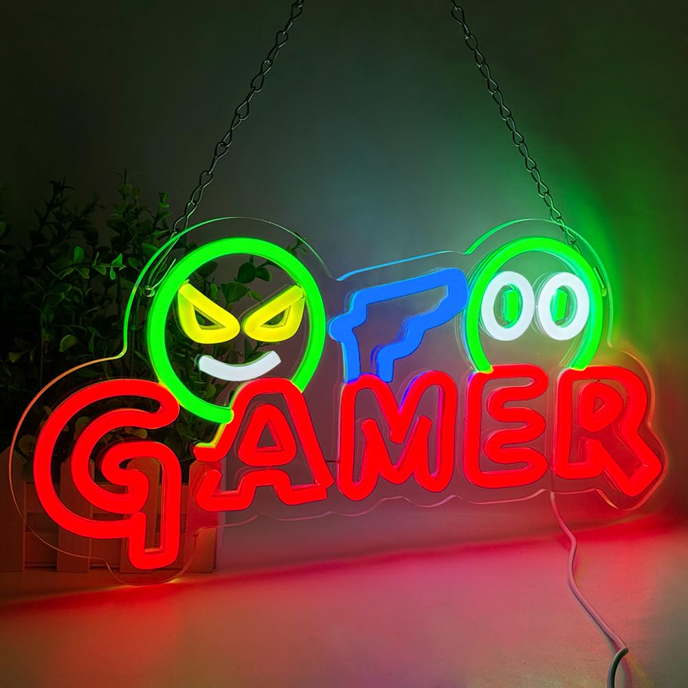 Lighting Decoration Wedding - Gamer Neon Sign LED Wall Light