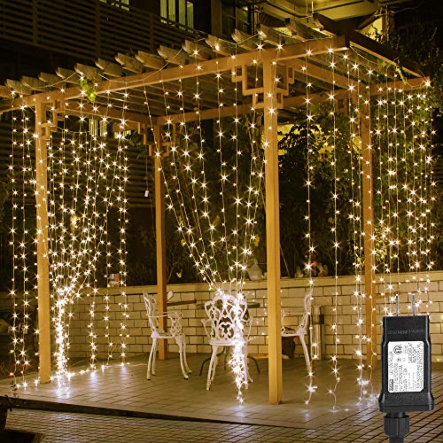 Fairy Light Curtain - 594 LED Curtain Lights 20 x