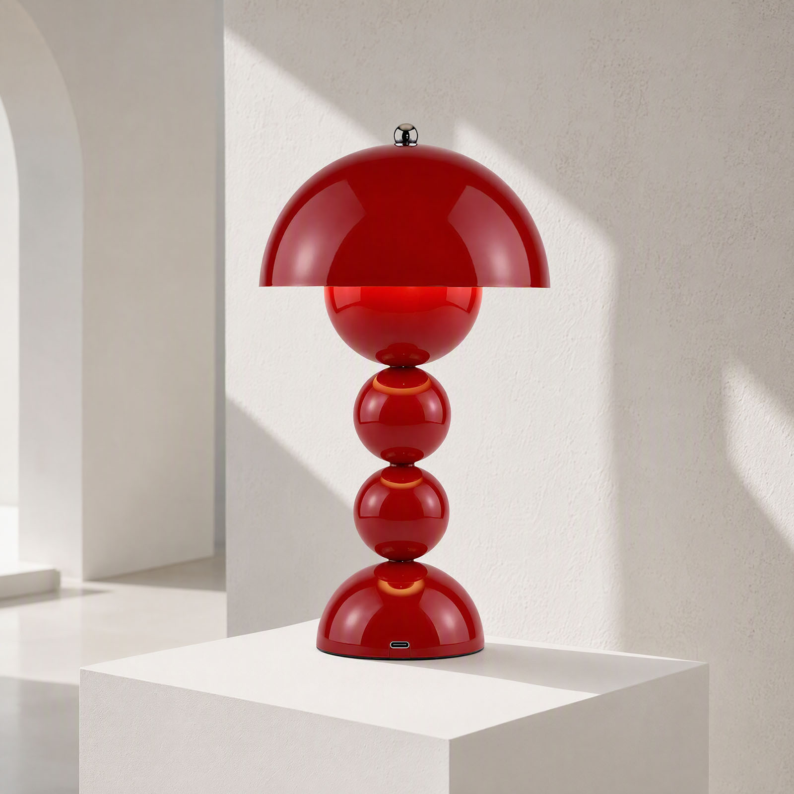 Lighting Decoration In Bedroom - Vintage Mushroom Table Lamp USB LED