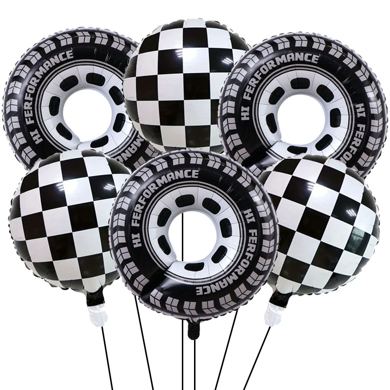 Lighting Mcqueen Decor - Racing Car Birthday Party Decoration 6pcs