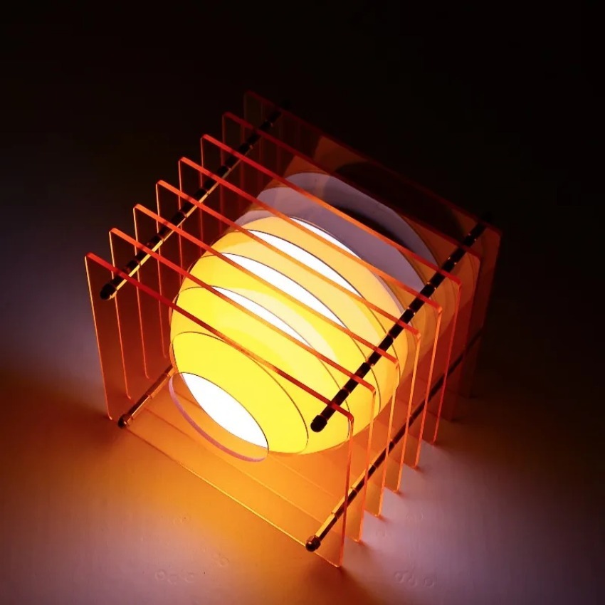 Lighting Decoration Ideas - DIY Moon Lamp Acrylic Thousand Layer