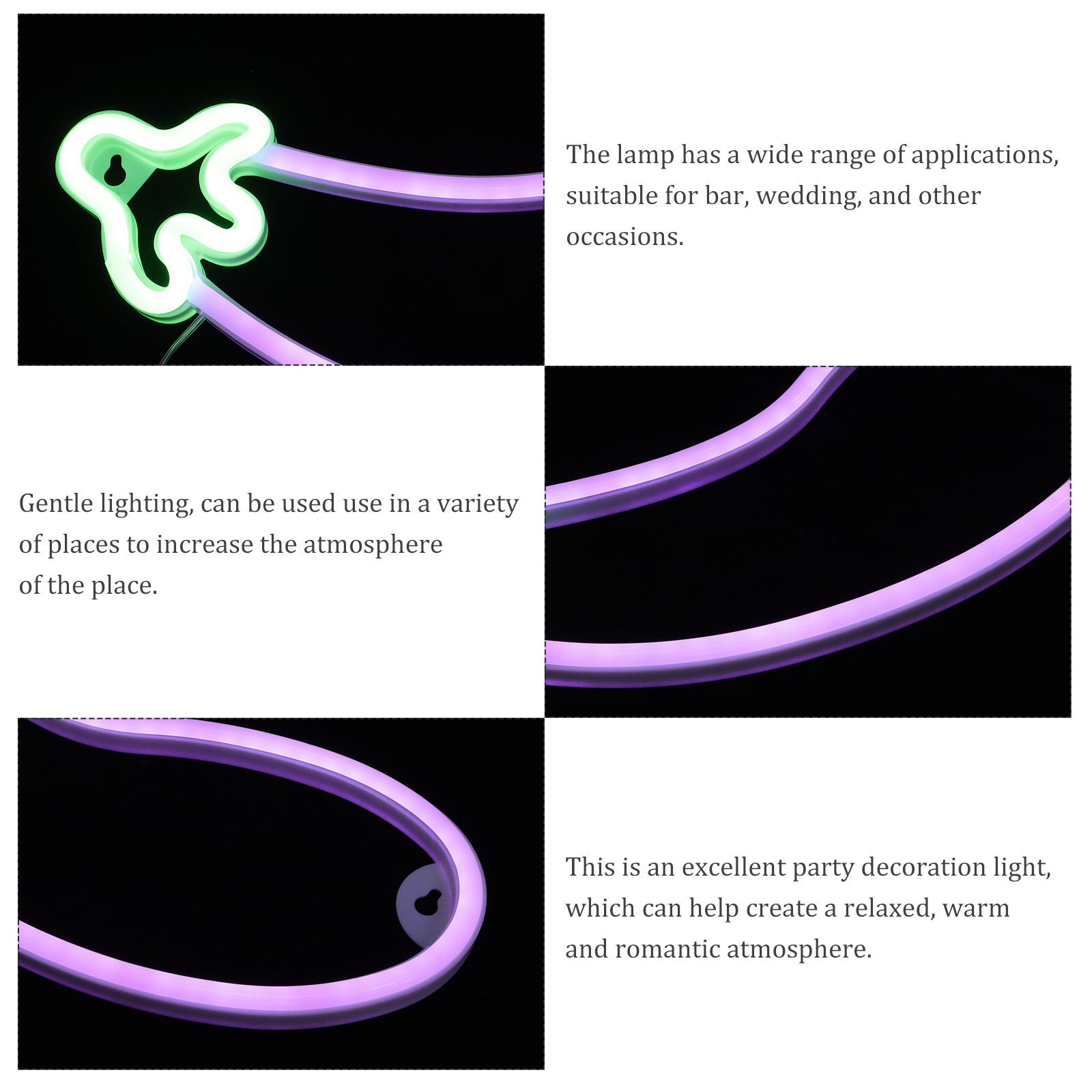 Eggplant Neon Light LED Night  - Bedroom Lighting Decor Ideas 评论和价格