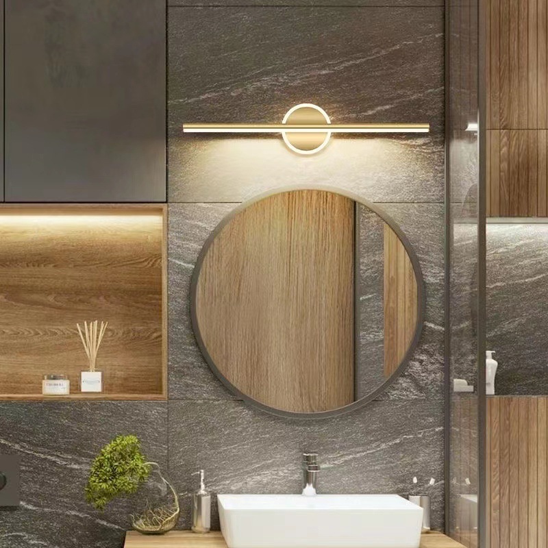 Modern LED Mirror Lamp 40/55cm - Foyer Lighting Wall Decor 评论和价格