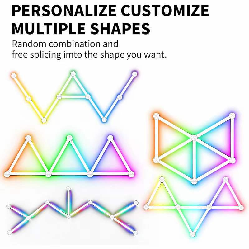 New Free Splicing DIY RGB Colo - Foyer Lighting Wall Decor 评论和价格