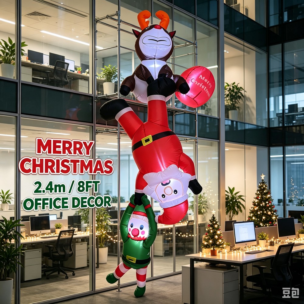 2.4M Inflatable Upside Down Sa - Santa'S Elves Holiday Lighting & Decor Llc 评论和价格