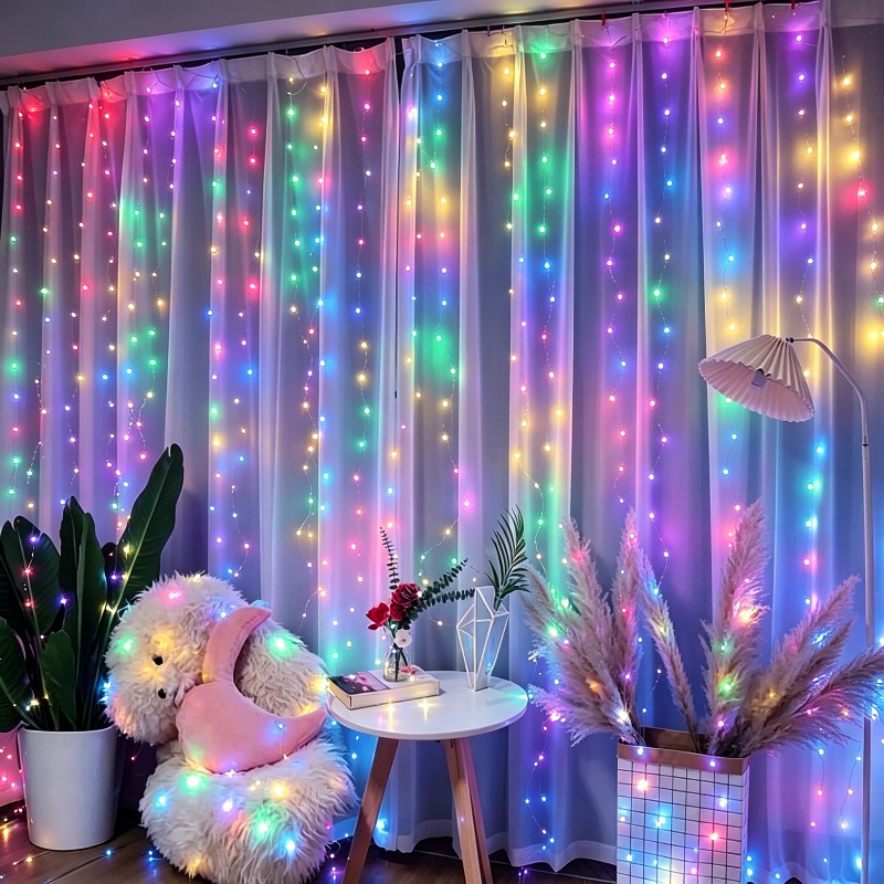 3/4/6m Curtain LED String Ligh - Fairy Light Curtain 评论和价格