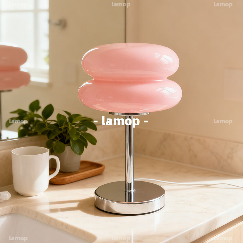 Cream Retro Bedside Table Lamp - Lighting Decoration In Bedroom 评论和价格