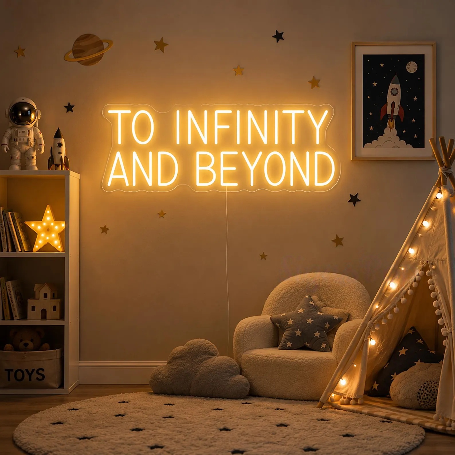 To Infinity And Beyond Neon Si - Lighting Decor And Beyond 评论和价格