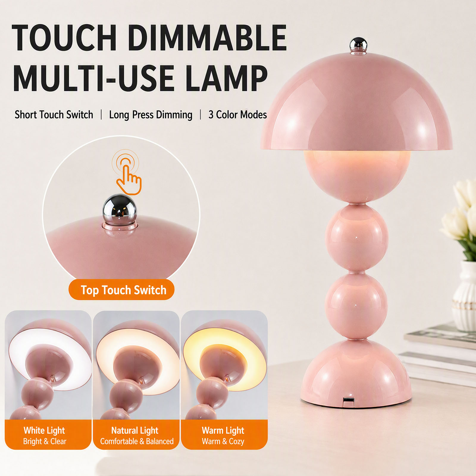 Vintage Mushroom Table Lamp US - Lighting Decoration In Bedroom 评论和价格