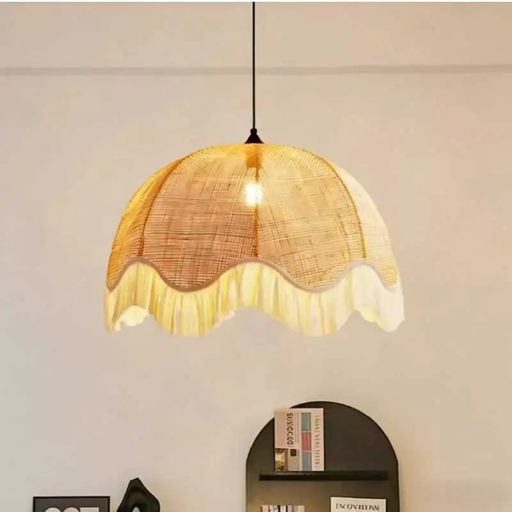 Japanese Wabi Sabi E27 Rattan  - Japanese Lighting Decor 评论和价格