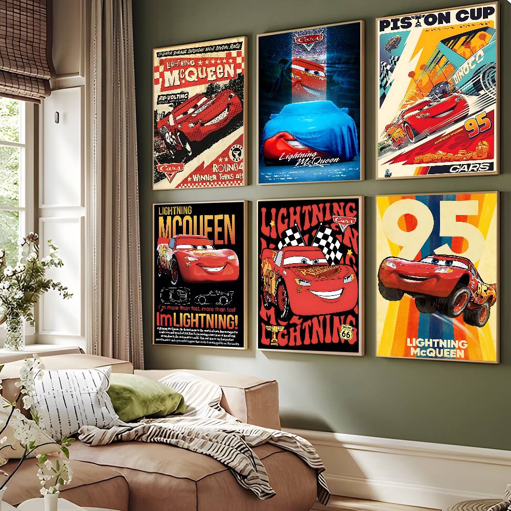 L-Lightning CARTOON M-McQueen  - Lighting Mcqueen Decor 评论和价格