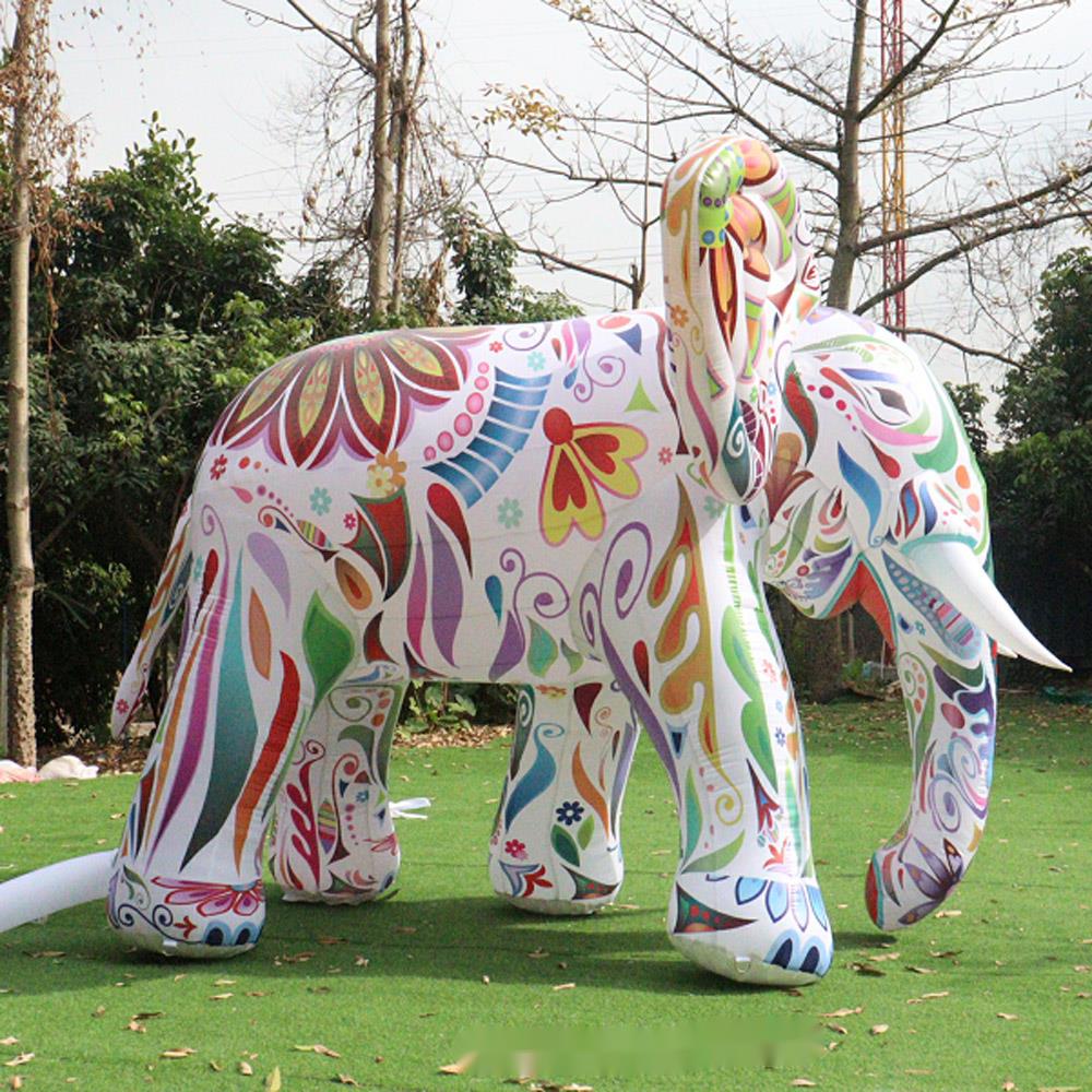 Colorful Giant Elephant With L - Decor Lighting The Parade 评论和价格