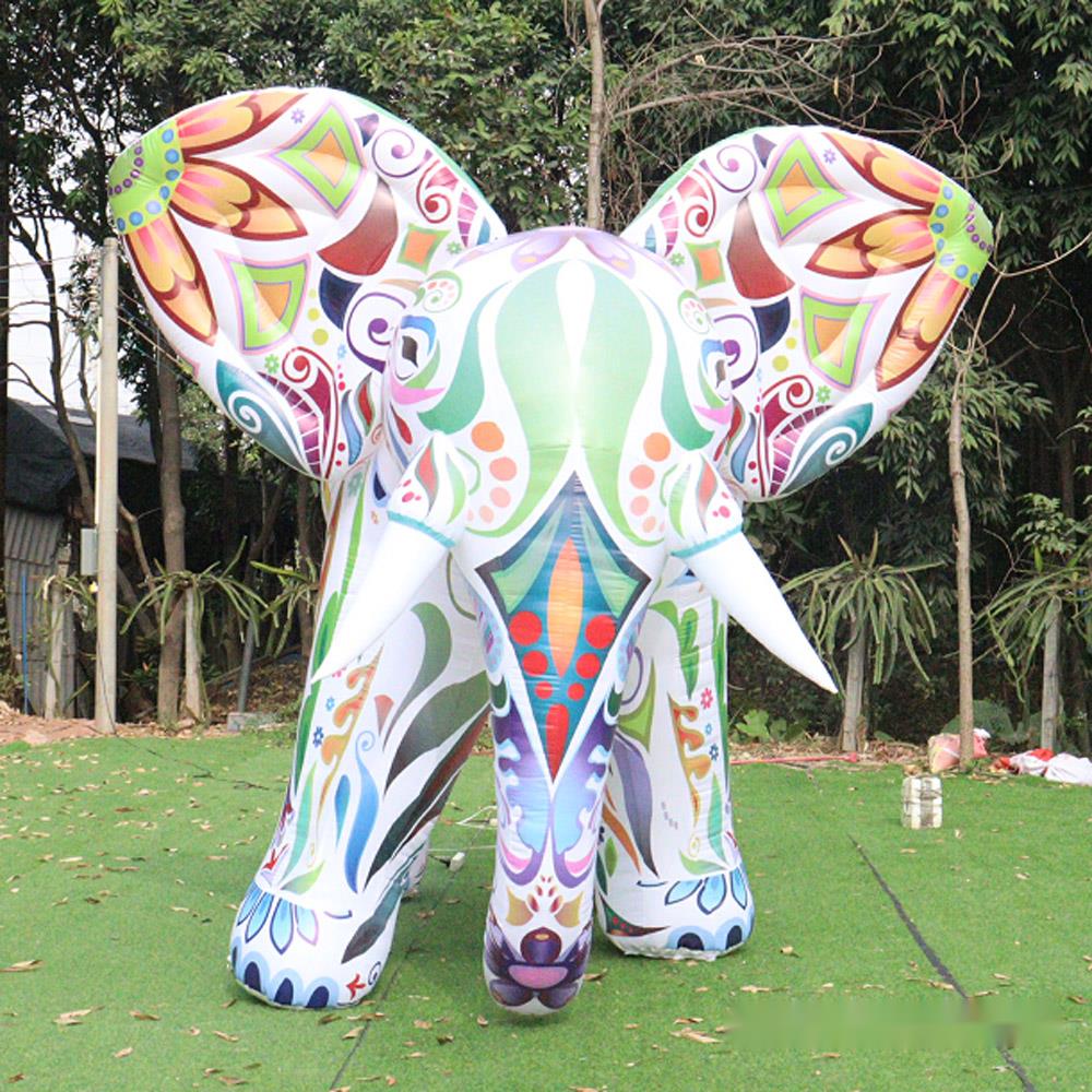 Colorful Giant Elephant With L - Decor Lighting The Parade 评论和价格