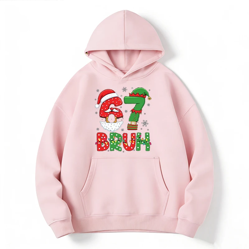 67 Bruh Christmas Hoodie, Unis - Santa'S Elves Holiday Lighting & Decor Llc 评论和价格