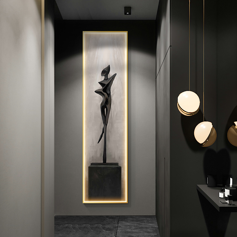 Modern Abstract Art Interior P - Foyer Lighting Wall Decor 评论和价格