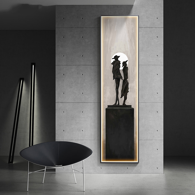 Modern Abstract Art Interior P - Foyer Lighting Wall Decor 评论和价格