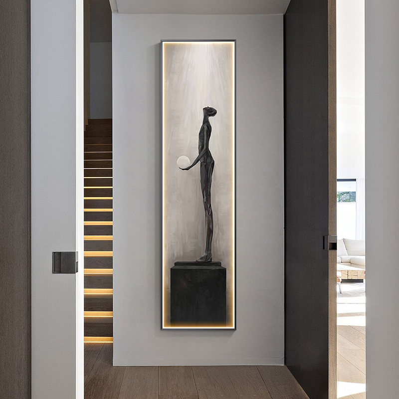 Modern Abstract Art Interior P - Foyer Lighting Wall Decor 评论和价格