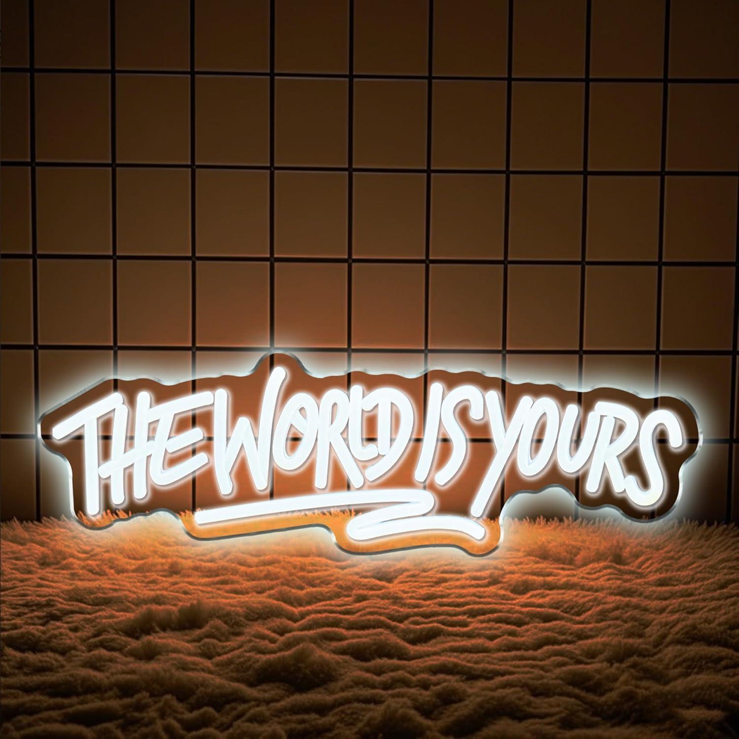 The World is Yours Neon Sign U - Lighting Decoration Wedding 评论和价格