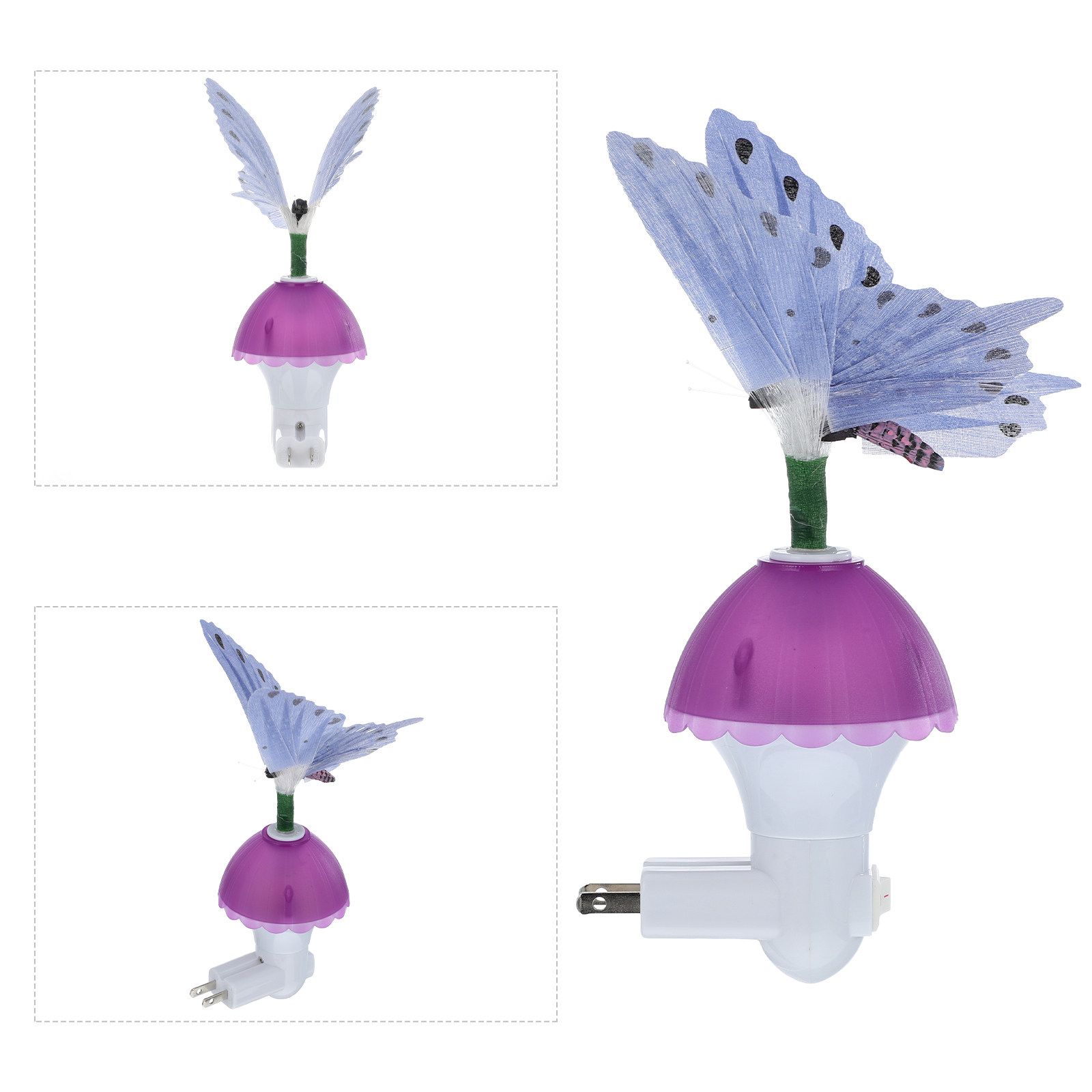Butterflies Night Lamp 3D Visu - Bedroom Lighting Decor Ideas 评论和价格