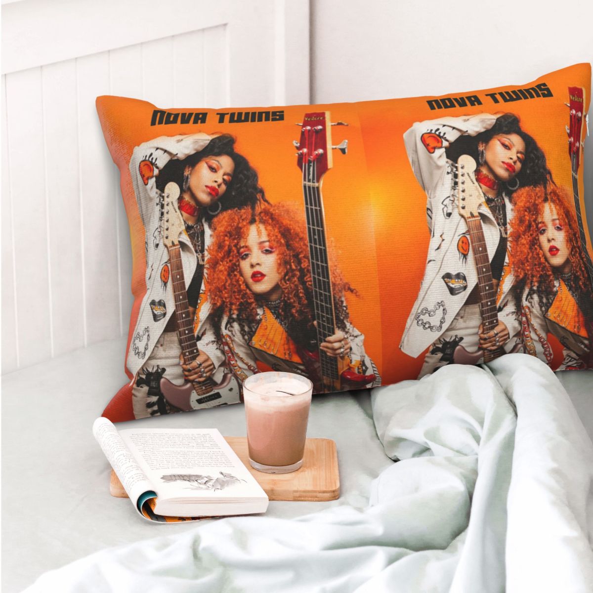 Nova Twins Rectangle Pillowcas - Nova Decor & Lighting Julestjerne 评论和价格