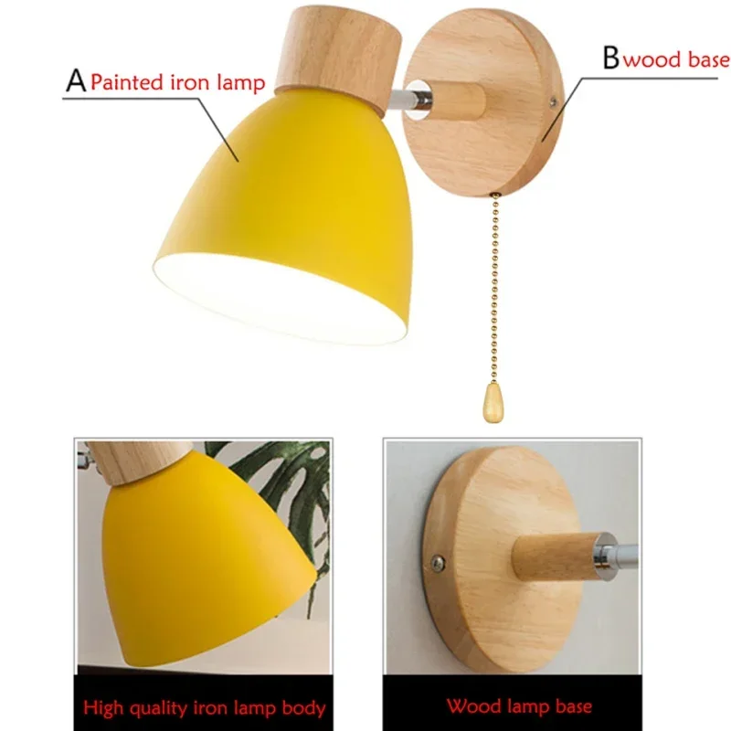 Sconce for Bedroom Nordic Wall - Foyer Lighting Wall Decor 评论和价格