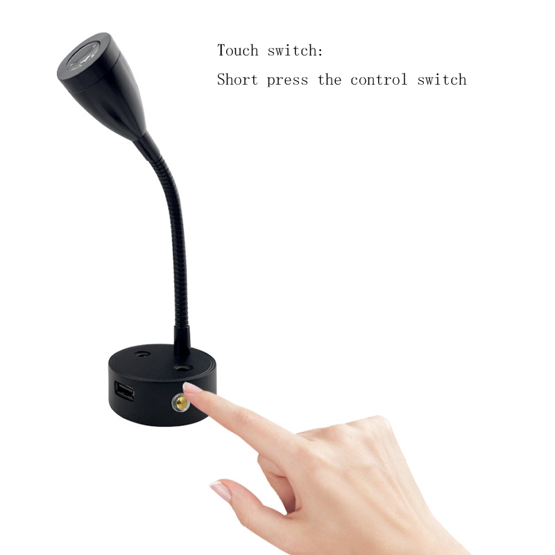 LED RV Light USB Wall Lamp 3W  - Foyer Lighting Wall Decor 评论和价格