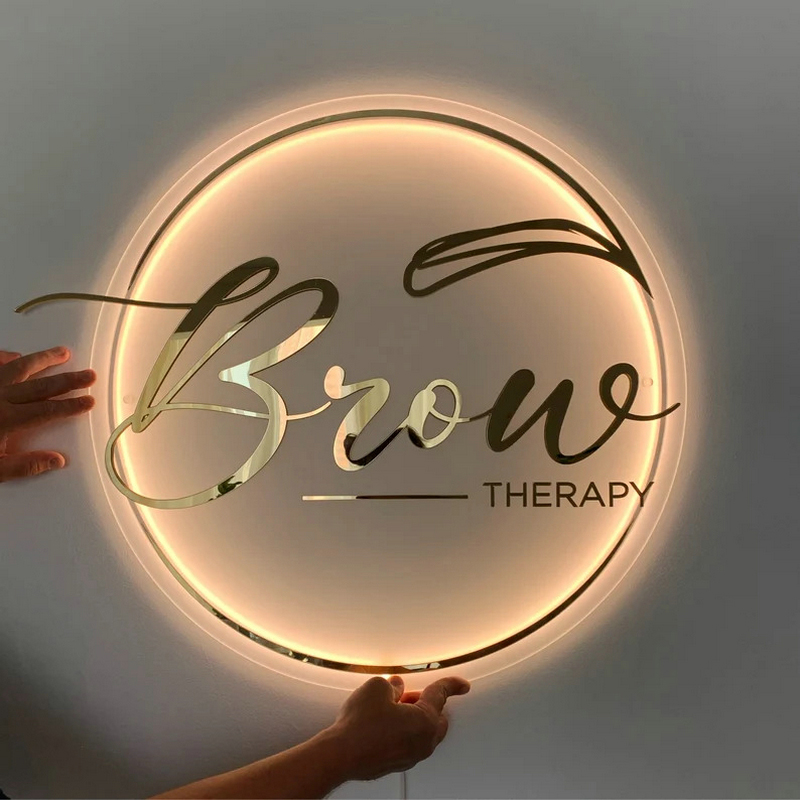 Custom Business Logo 3D Acryli - Lighting Decor Company 评论和价格