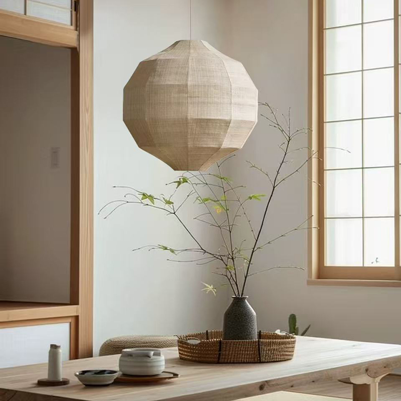 Japanese Wabi Sabi Fabric E27  - Japanese Lighting Decor 评论和价格