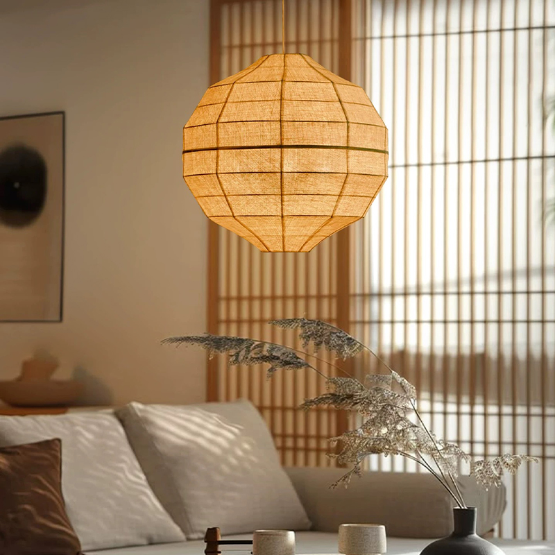 Japanese Wabi Sabi Fabric E27  - Japanese Lighting Decor 评论和价格